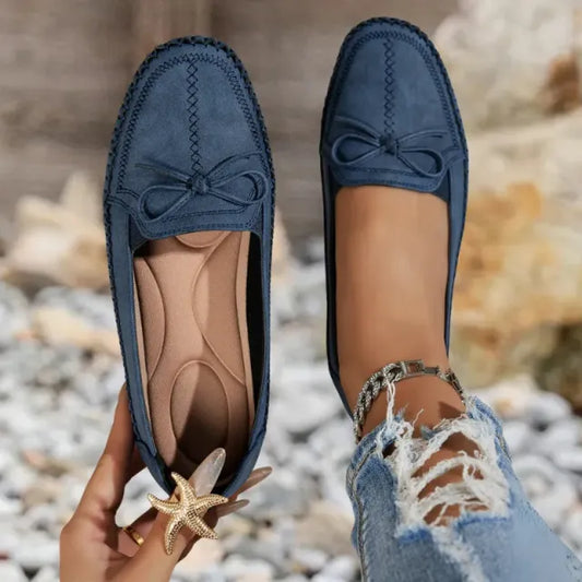 💥LAST DAY SALE 60% OFF🔥 Women's Orthopedic Leather Flats – Lightweight, Breathable