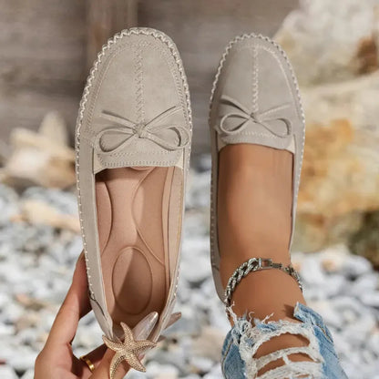 💥LAST DAY SALE 60% OFF🔥 Women's Orthopedic Leather Flats – Lightweight, Breathable