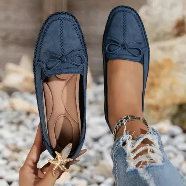 💥LAST DAY SALE 60% OFF🔥 Women's Orthopedic Leather Flats – Lightweight, Breathable