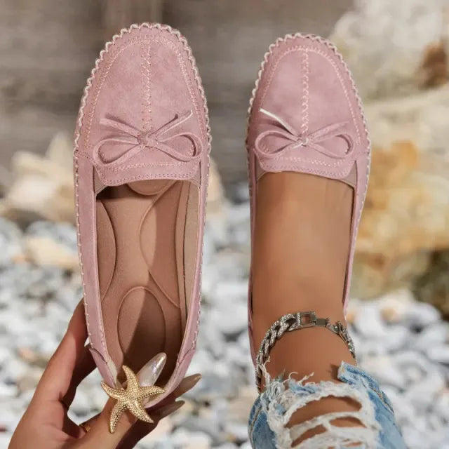 💥LAST DAY SALE 60% OFF🔥 Women's Orthopedic Leather Flats – Lightweight, Breathable