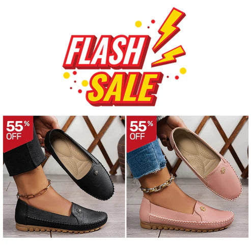 🔥Best Seller-Last Day Sale 60% OFF🔥 Stylish Orthopedic Leather Shoes - All-Day Comfort for Women