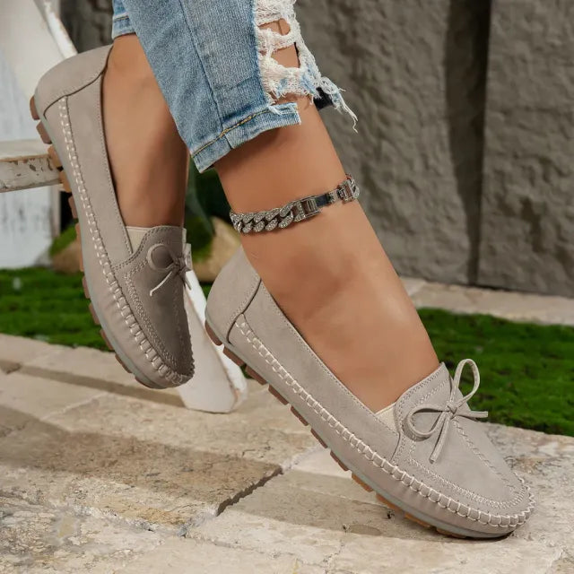 💥LAST DAY SALE 60% OFF🔥 Women's Orthopedic Leather Flats – Lightweight, Breathable