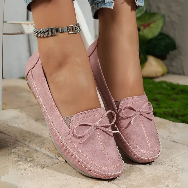 💥LAST DAY SALE 60% OFF🔥 Women's Orthopedic Leather Flats – Lightweight, Breathable