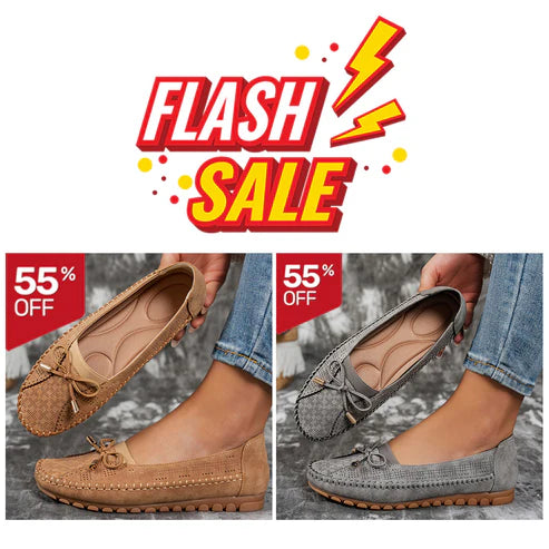 🔥Best Seller-Last Day Sale 60% OFF🔥 Orthopedic leather shoes, Lightweight, Anti-Slip, Breathable for Women